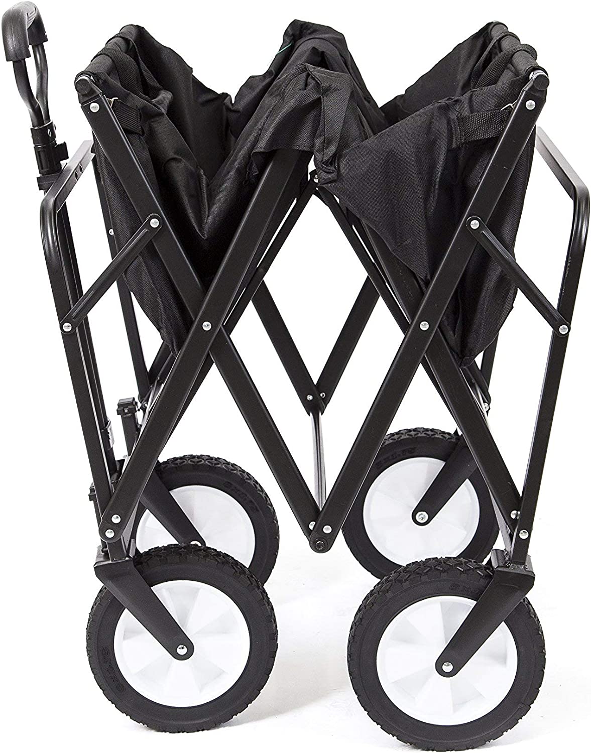 MacSports Collapsible Folding Outdoor Utility Wagon?? Black