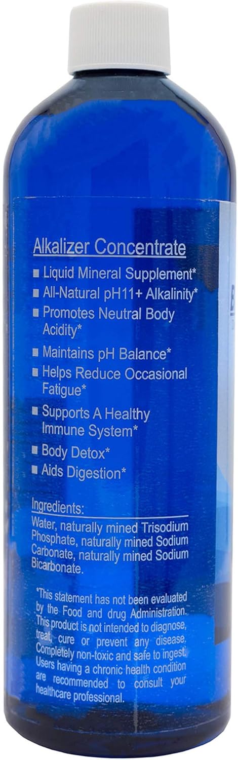 Balance 7 - Alkaline Dietary Supplement - 11+ pH Alkalizing Concentrate and pH Booster Mineral Liquid - pH Balancer (16 fl oz, 6 Bottles) Pack of 2