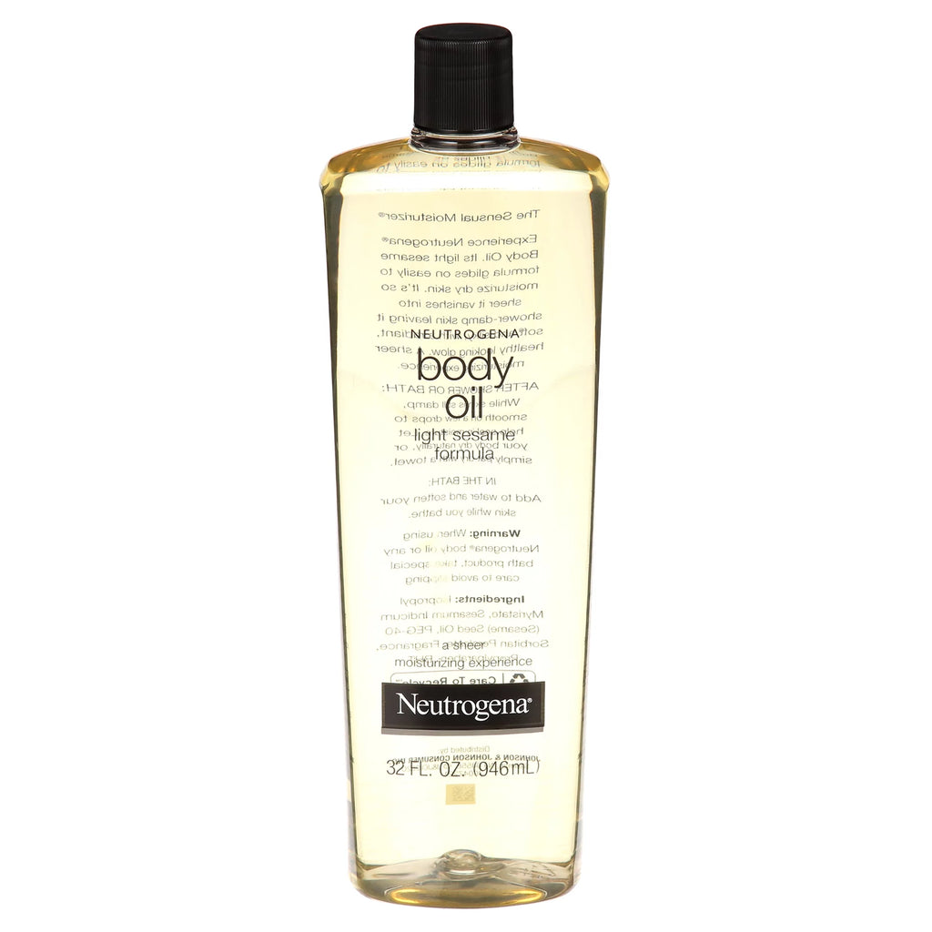 Neutrogena Body Oil, Light Sesame Formula (32 Fluid Ounce)