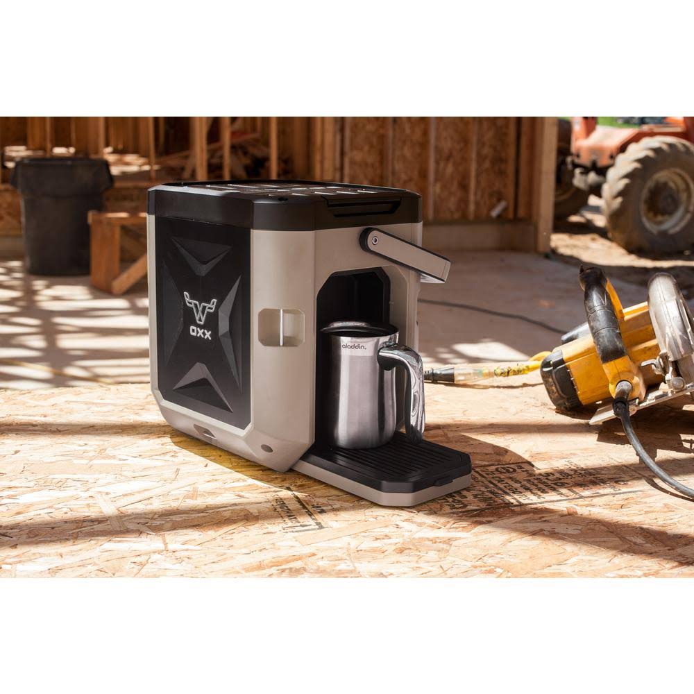 OXX CBK250T COFFEEBOXX Jobsite Single Serve Coffee Maker - Desert Tan
