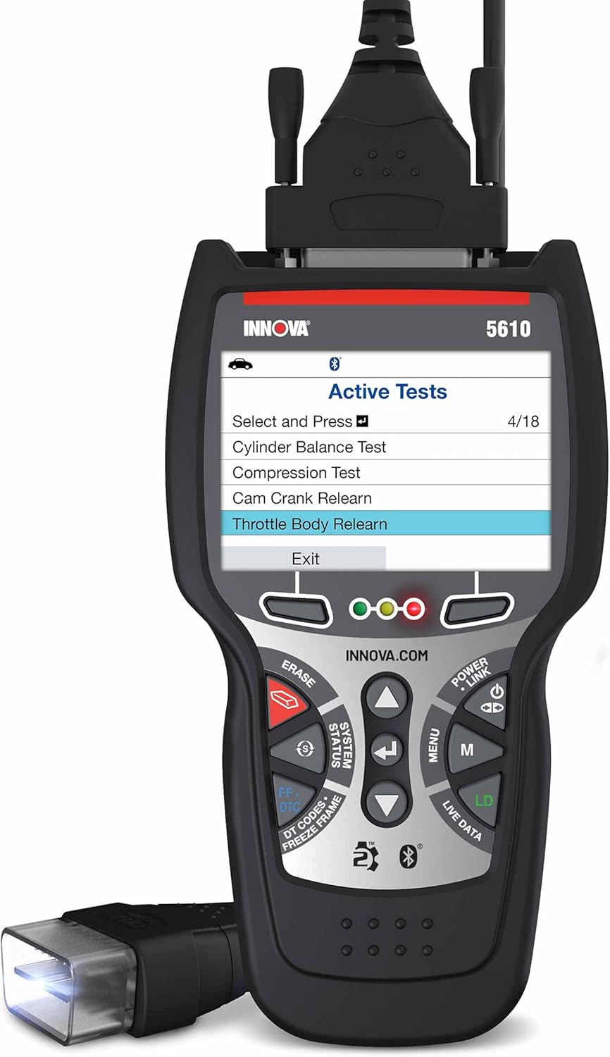 INNOVA 5610 - Newest 2022 OBD2 Diagnostic Code Scanner - BiDirectional System Test, Special Reset Function, All System Scan, Live Data