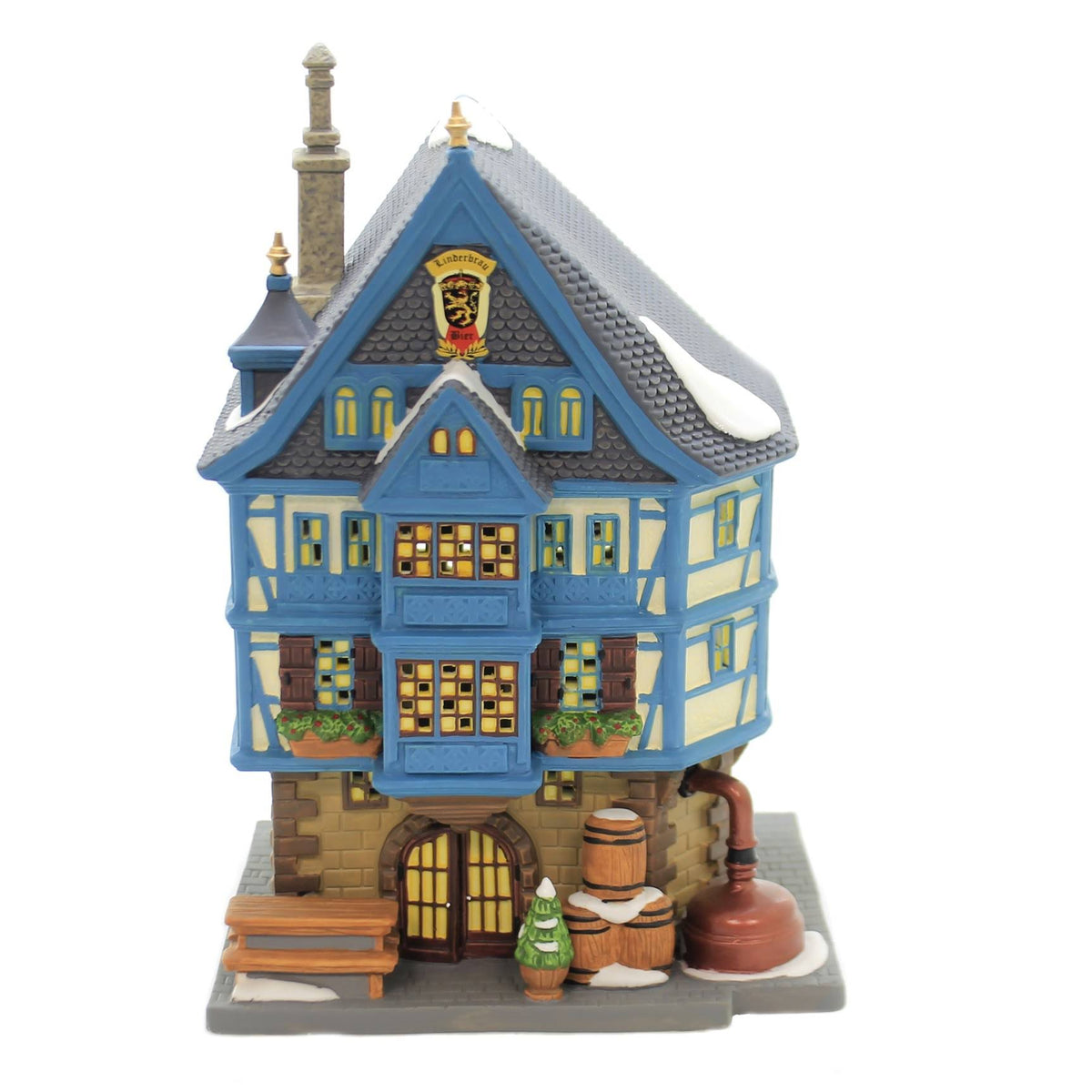 Department 56 Alpine Village Linderbrau Beer Hall - Boxed