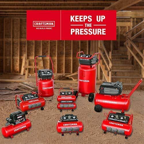 Craftsman 2 Gal Twin Stack Portable Air Compressor 125 PSI 0.3 HP