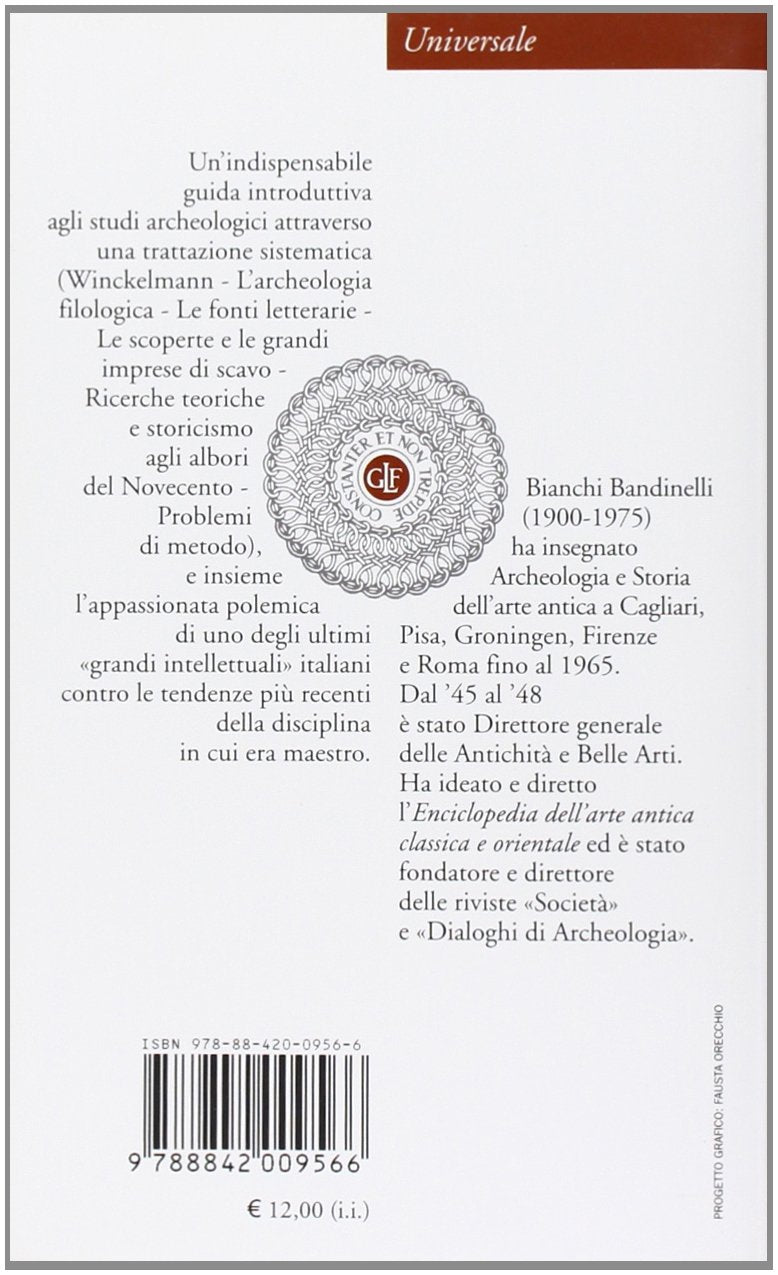 Introduzione all'archeologia classica come storia dell'arte antica (Universale Lasterza)