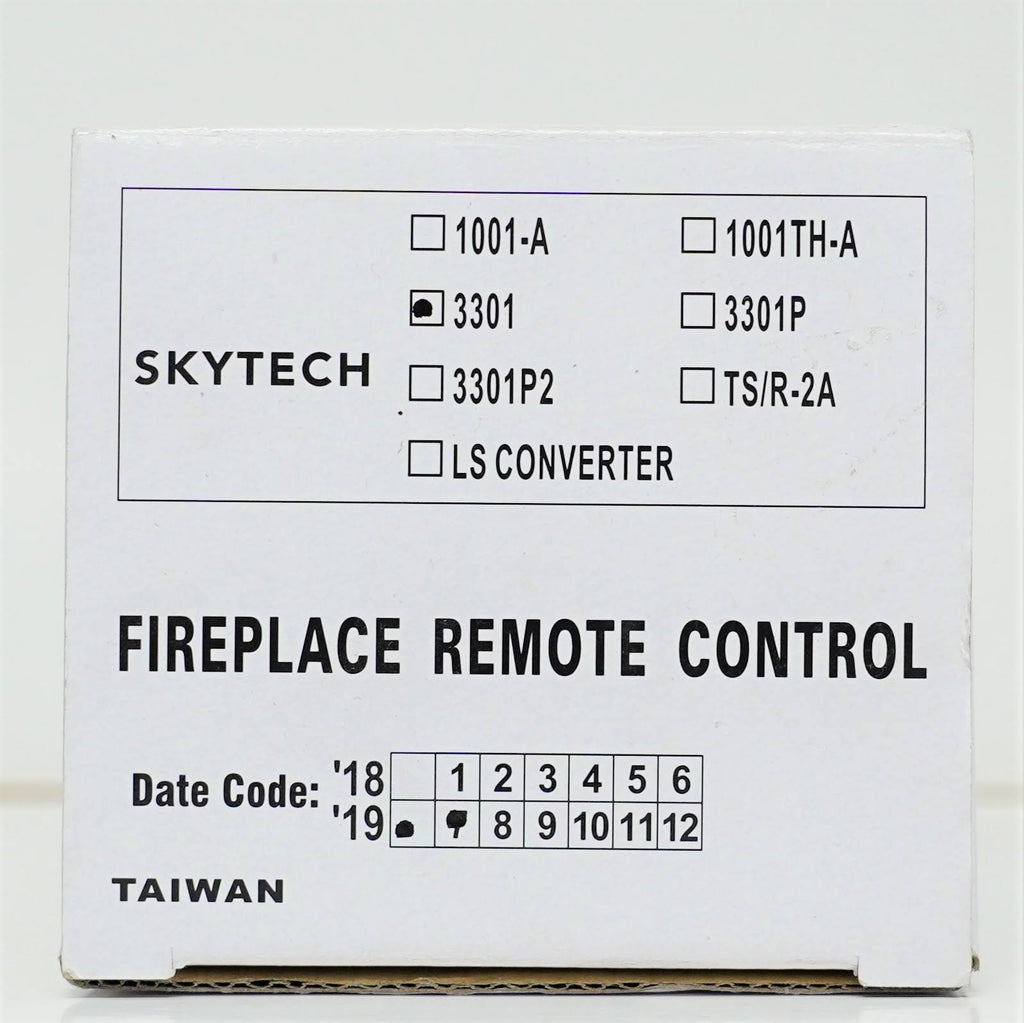 Skytech SKY-3301 Fireplace Remote Control with Timer/Thermostat