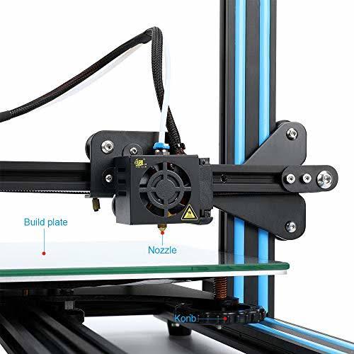 Creality 3D Official Creality Open Source CR-10 3D Printer All Metal Frame 12x12x15.5 inch Build Volume and Heated Bed Includes
