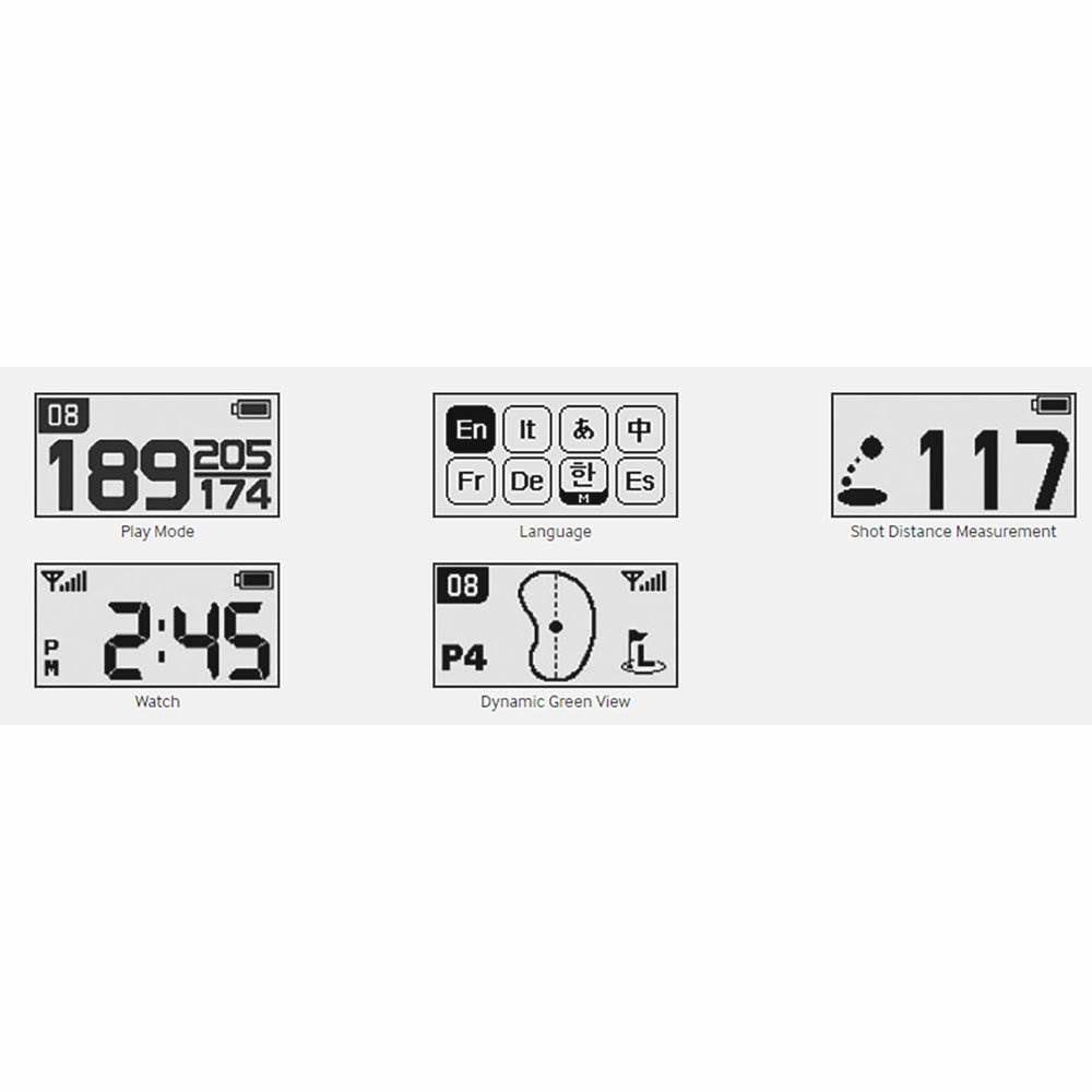 GolfBuddy Voice 2 Talking Golf GPS Rangefinder - Grey