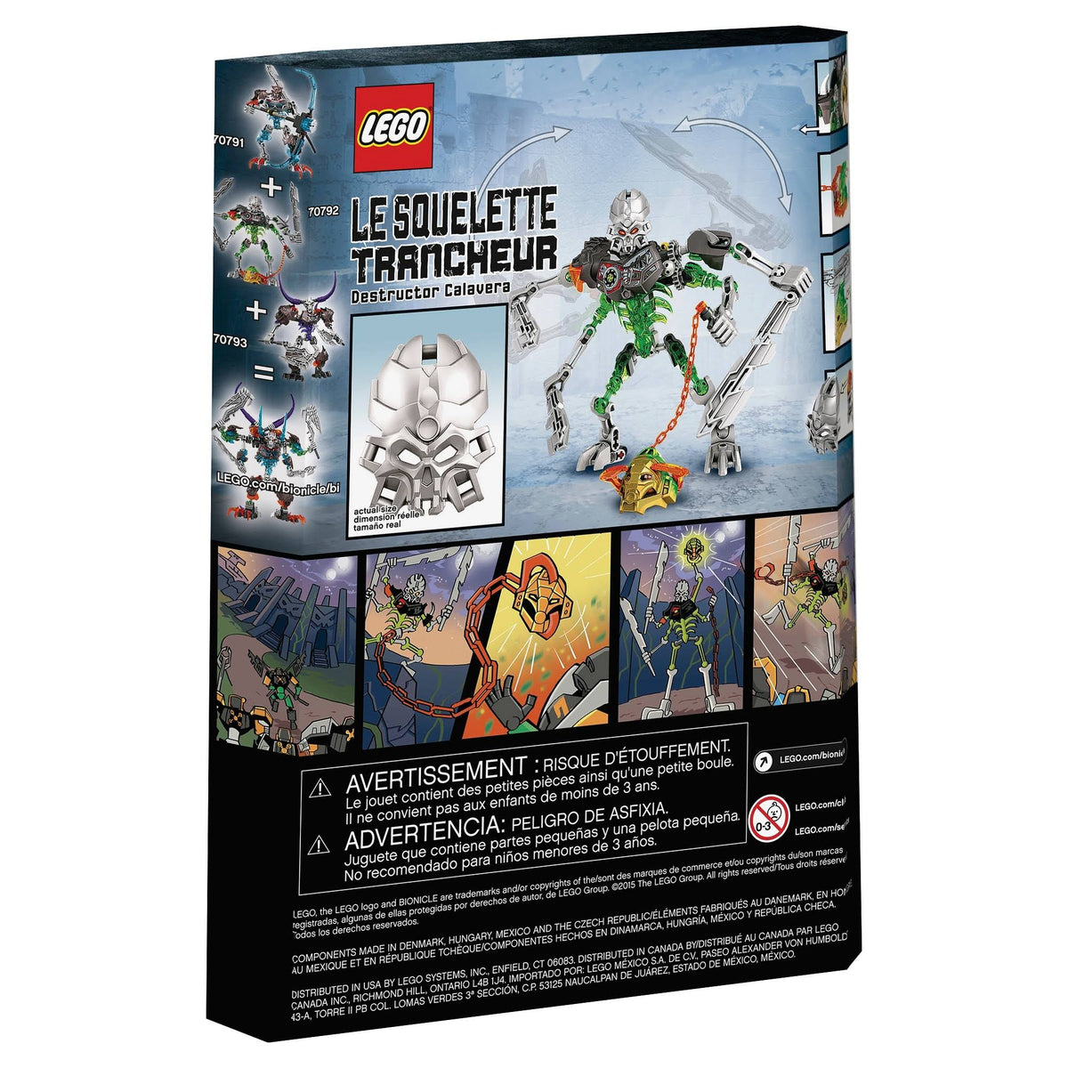 LEGO Bionicle 70792 Skull Slicer Building Kit