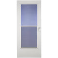 Larson Mobile Home 32-in x 74-in White Mid-View Universal Reversible Wood Core Storm Door | 38005033274
