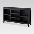 Threshold Carson Horizontal Bookcase with Adjustable Shelves - Black