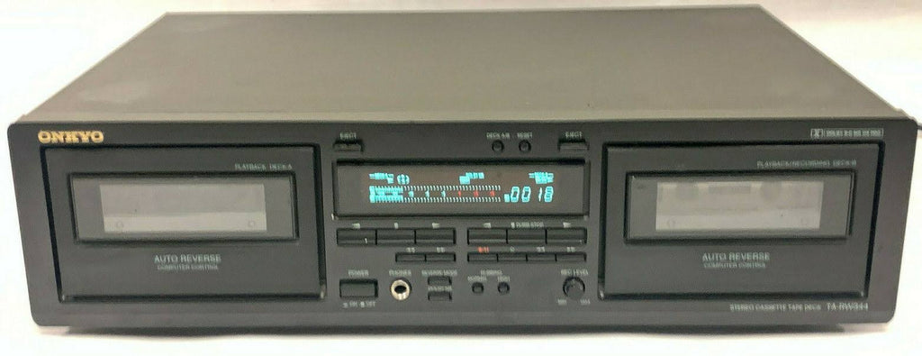 Onkyo TA-RW544 - Dual cassette deck - black