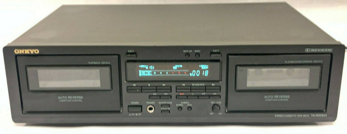 Onkyo TA-RW544 - Dual cassette deck - black