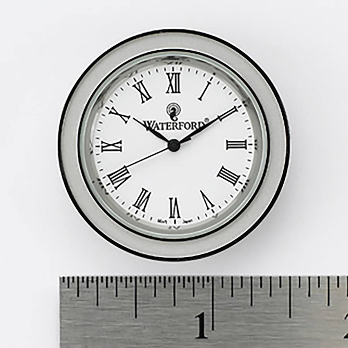 Waterford Silver Tone Clock Face Insert, Small 1 1/2 (2 Packs)