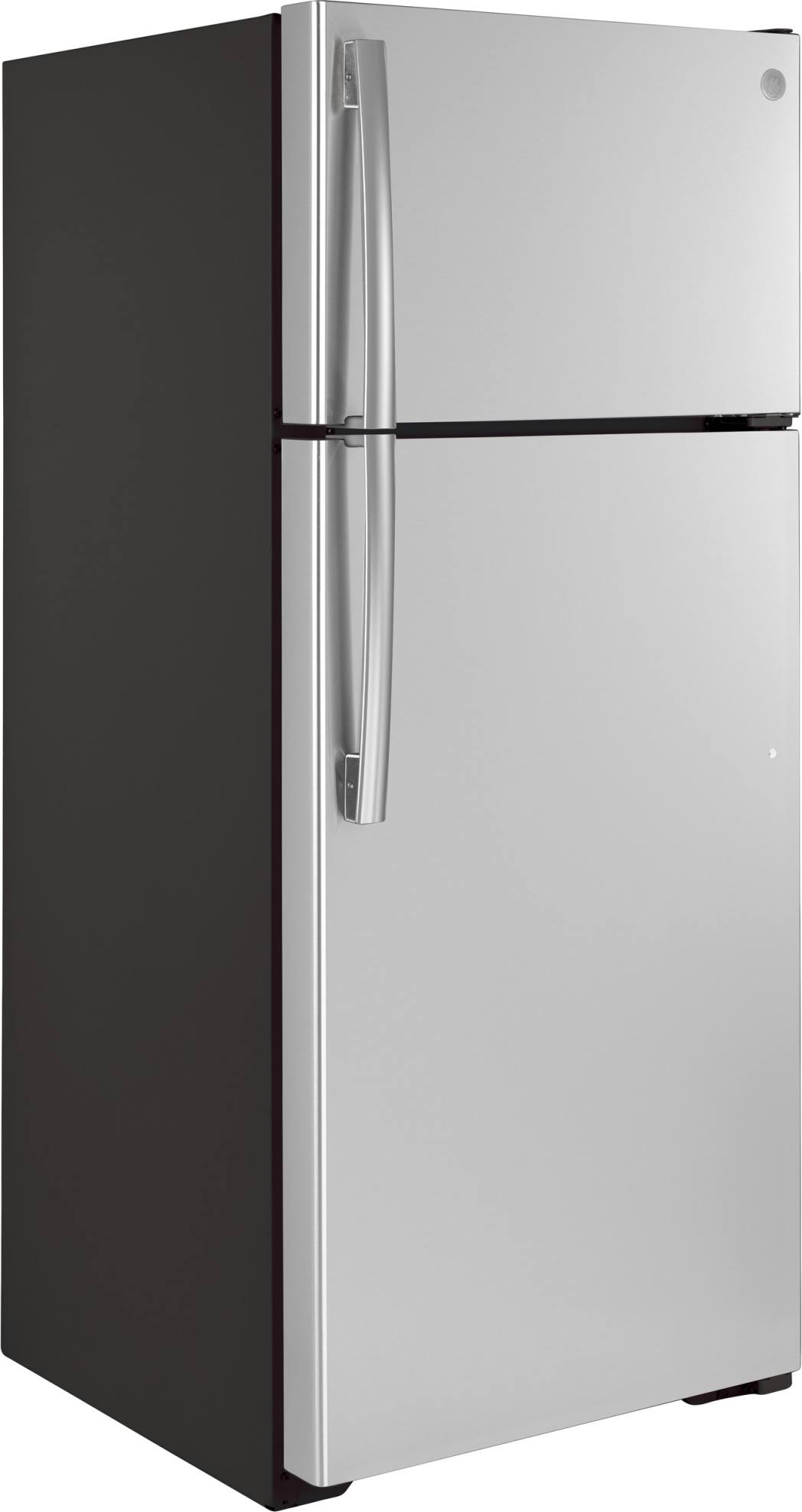 GE 17.5 Cu. ft. Stainless Steel Top Freezer Refrigerator-GTS18GSNRSS
