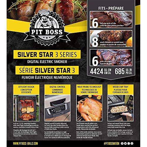 Pit Boss Silver Star 3-Series Digital Electric Vertical Smoker