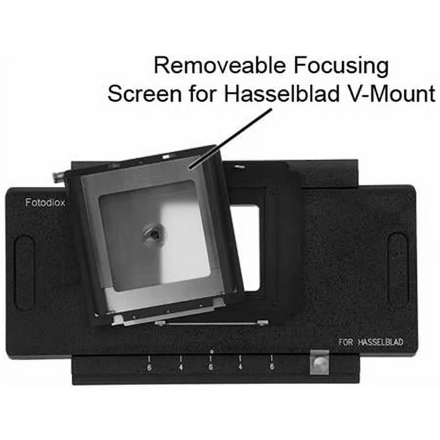 Fotodiox HB-V-4x5-Pro Pro Lens Mount Adapter - Hasselblad V-Mount Film Backs To Large Format 4 x 5 View Cameras with a Graflok Rear Standard Shift Stitch Adapter with Focusing Screen