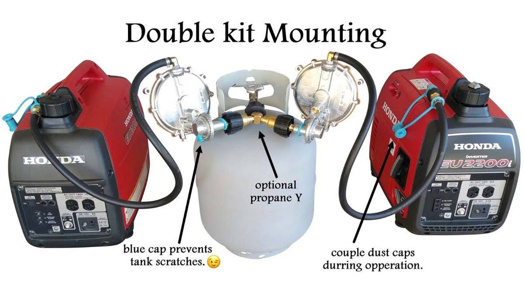 Honda EU2200i Propane, Natural Gas, Gasoline Tri-Fuel Conversion Kit