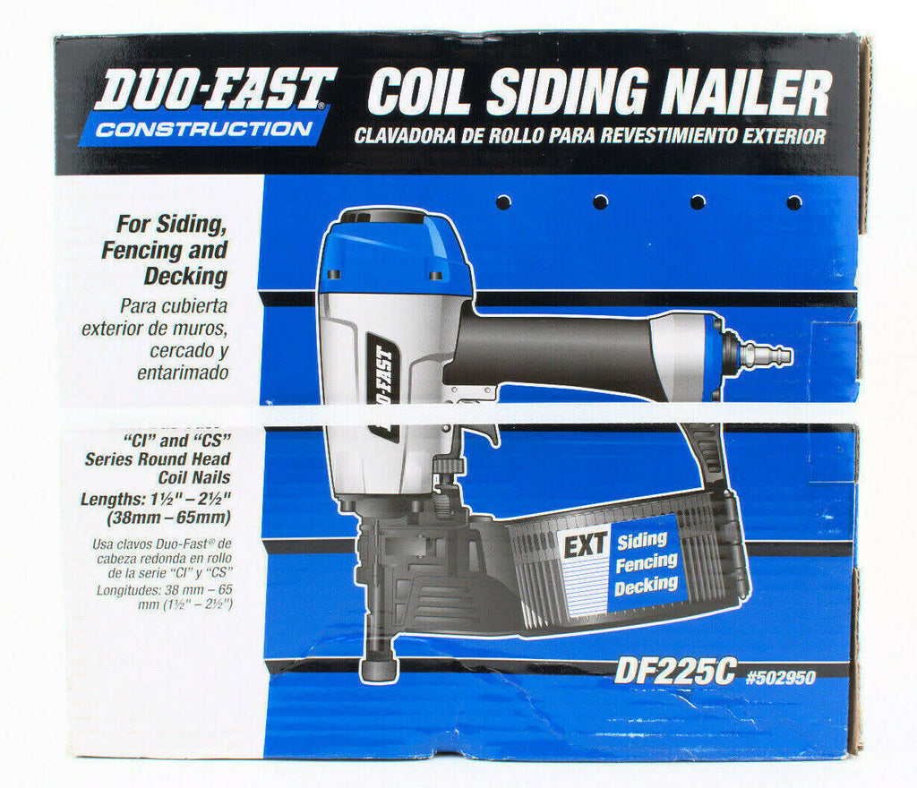 Duo Fast DF225C 0 Degree Coil Siding Nailer