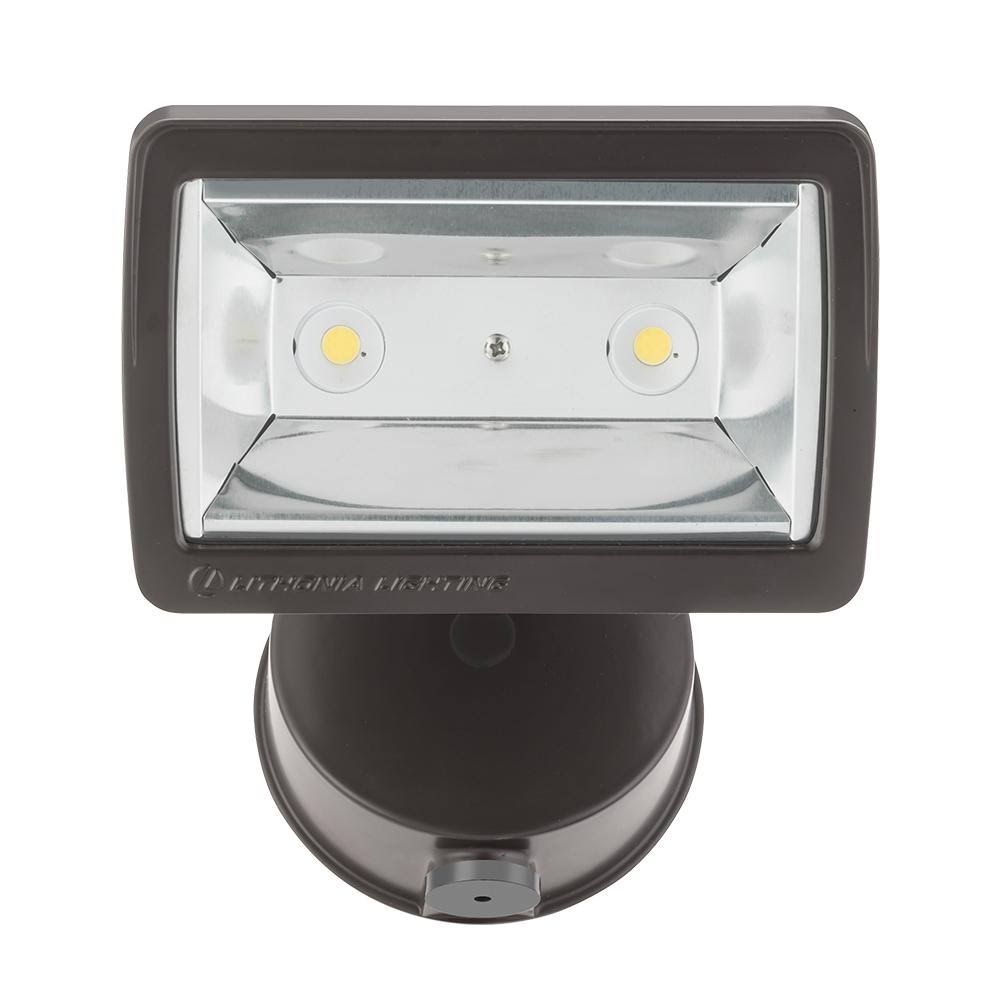 Lithonia Lighting Olfl 14 PE DDB M4 25-Watt Dark Bronze Integrated LED Outdoor Flood Light
