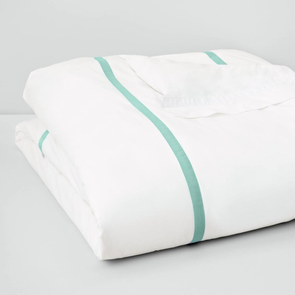 Matouk Lowell Duvet, King - Blue