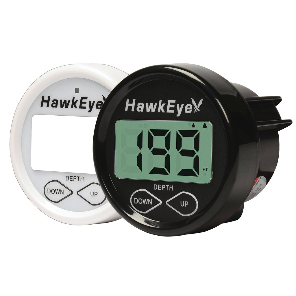 Hawkeye DT1B Softglow LCD Boat Mount Depth Sounder - Black/White