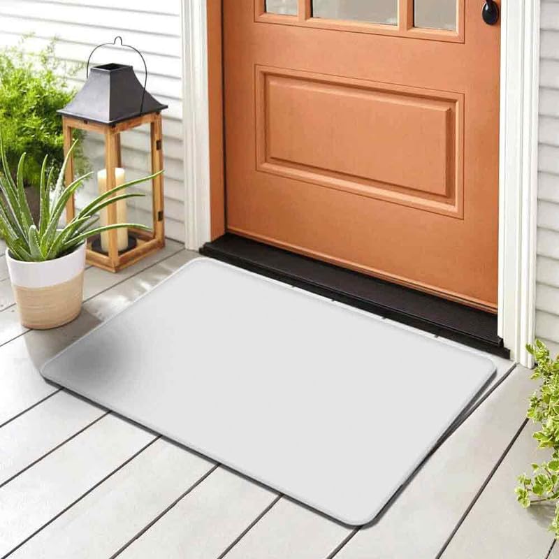 The Simply Rustic Barn Doormat Door Mat Pink Gingham Buffalo Check Doormat Welcome Mats Rugs Carpet Welcome Doormat Non Slip Mat for Porch Home Indoor 20x32 Inch