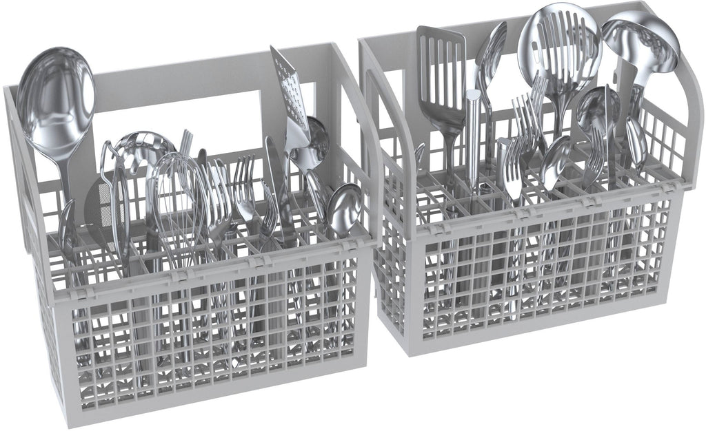 Bosch - 800 Series 24 Top Control Built-In Dishwasher with CrystalDry, Stainless Steel Tub, 3rd Rack, 42 dBa - Stainless steel