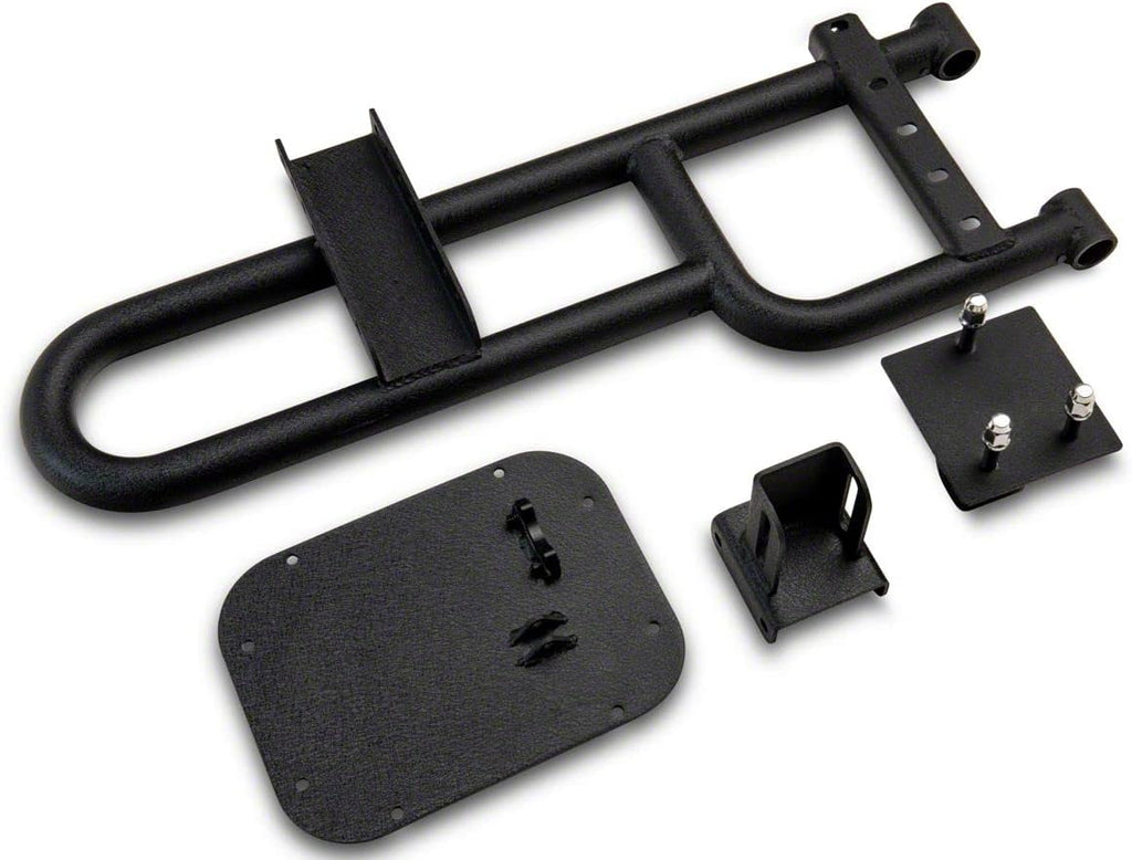 Redrock 4x4 HD Tire Carrier Compatible with OEM Tail Gate Compatible with 07-18 Jeep Wrangler JK