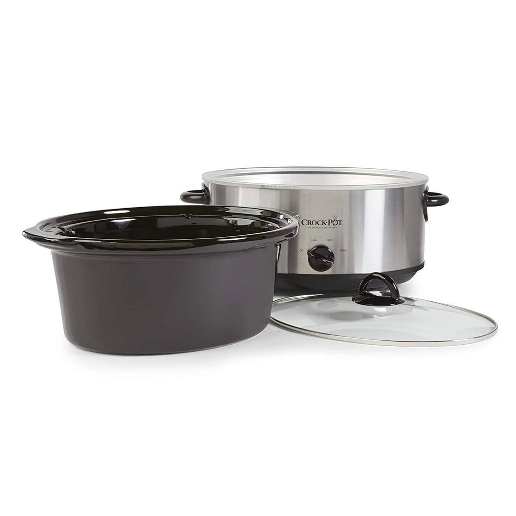 Crock-pot Scv700ss Stainless Steel 7-Quart Oval Manual Slow Cooker, 7 Quart