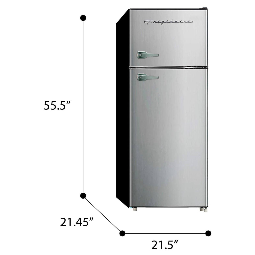 Frigidaire 7.5 Cu. ft. Retro Refrigerator, efr751, Platinum Design, Size: 7.5