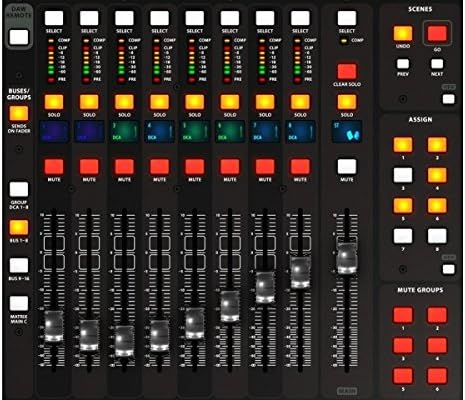 BEHRINGER, X-32 Compact 40-Input 25-Bus Digital Mixing Console with 16 Programmable Midas Preamps Black, (X32COMPACT)