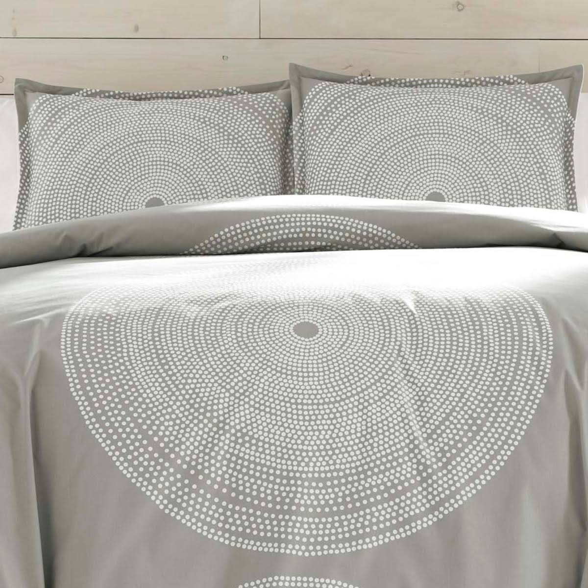 Marimekko 221439 Fokus Duvet Cover Set, Twin, Navy