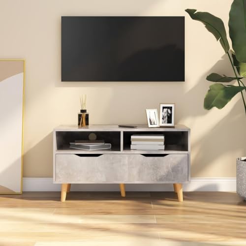 TV Stand, Center Console Storage Cabinet Small Console Table Low Tv Stand Suitable for Office Small Spaces Bedroom Living Room High Gloss White 35.4x15.7x19.1 Engineered Wood