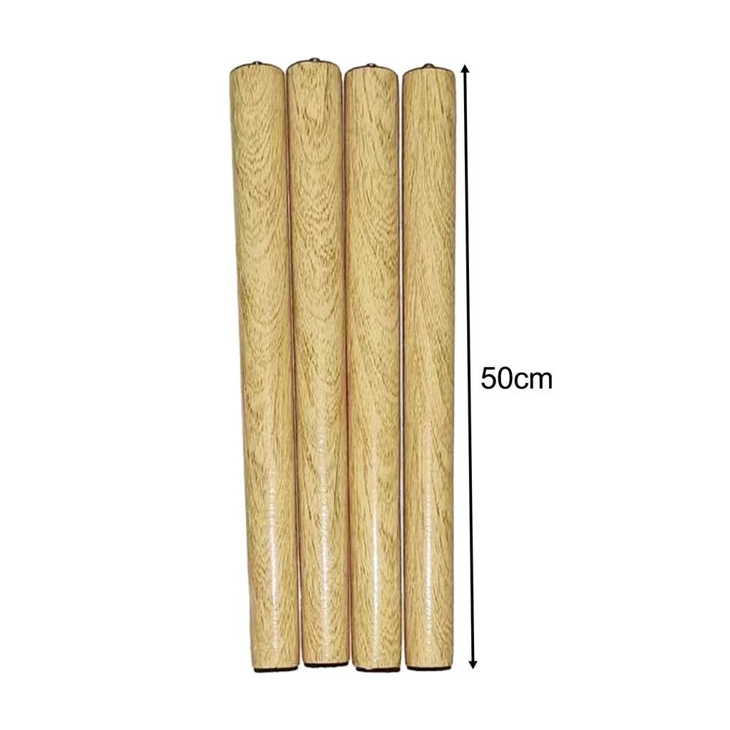 4Pcs Wooden Furniture Legs Replace Parts Anti Slip Durable Wood Table Legs Desk Table Feet Legs for Couch Night Stand Dresser 50cm