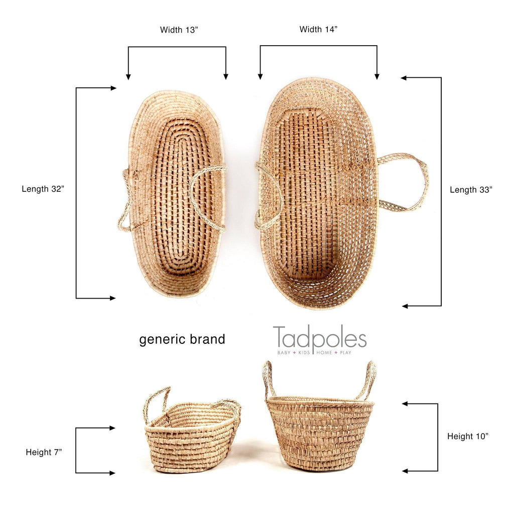 Tadpoles All Natural Organic Moses Basket