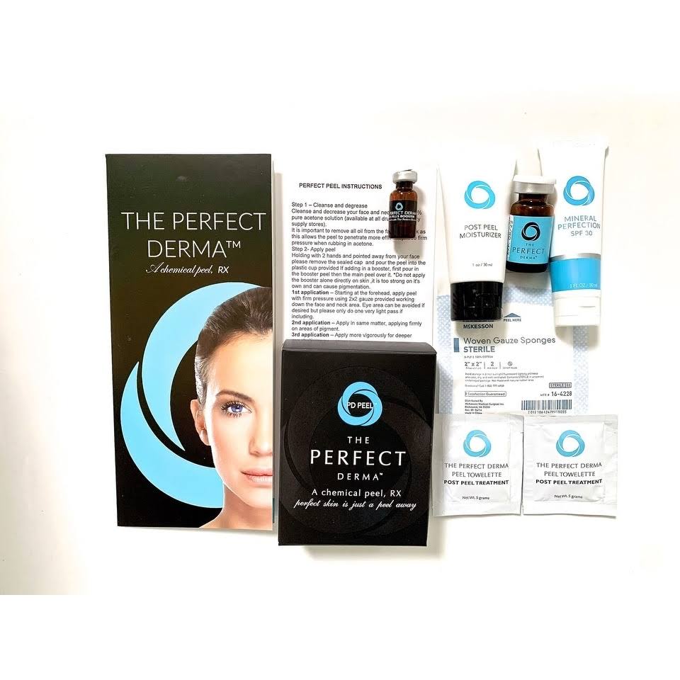 The Perfect Derma Face Skin Peel Plus Booster - Acids u0026 Peels