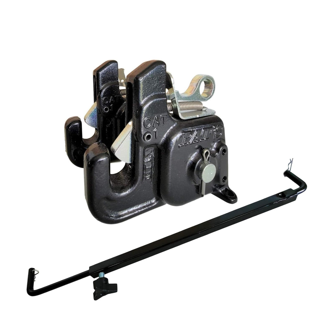 Pat's Easy Change with Stabilizer Bar - Best Quick Hitch System On The Market ?C Flexible, Durable and Affordable (RED CAT #1)