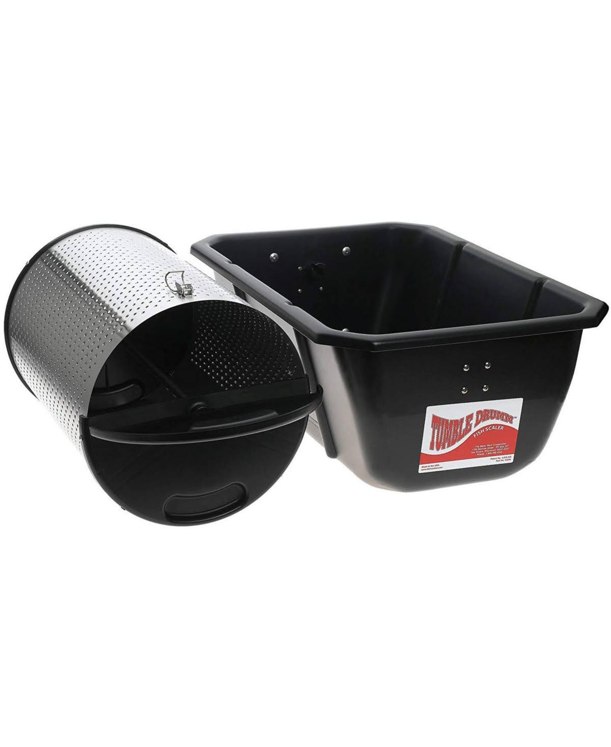 Tumble Drumm Auto Fish Scaler, Open Country