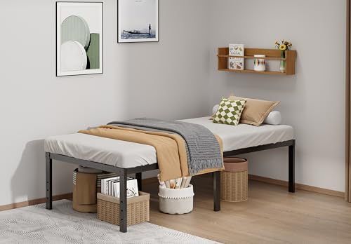 Metal Bed Frame Full Size - 14 Inch Heavy-Duty Full Platform Bed Frame No Box Spring Needed, Easy Assembly, Noise-Free, Sturdy Mattress Foundation, Underbed Storage Space