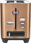 Bella - Pro Series 2-Slice Wide/Self-Centering-Slot Toaster - Copper