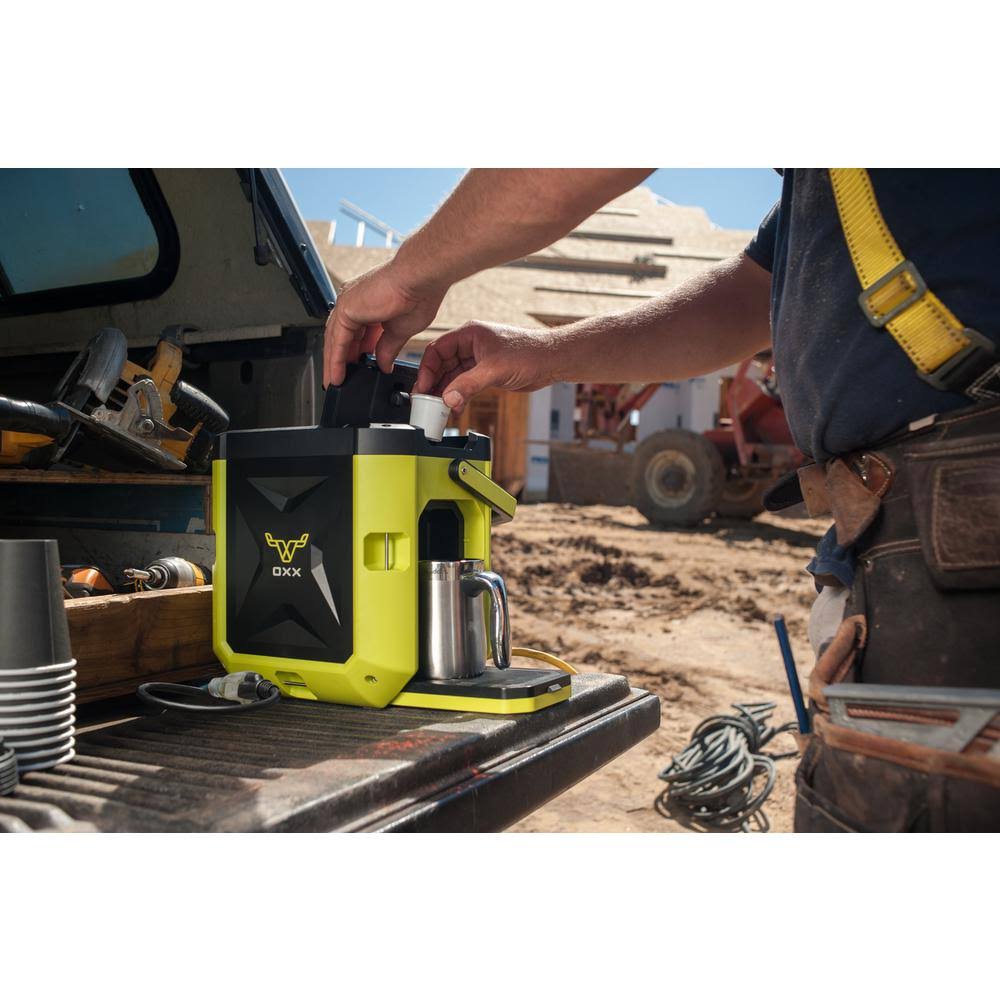 OXX CBK250T COFFEEBOXX Jobsite Single Serve Coffee Maker - Desert Tan