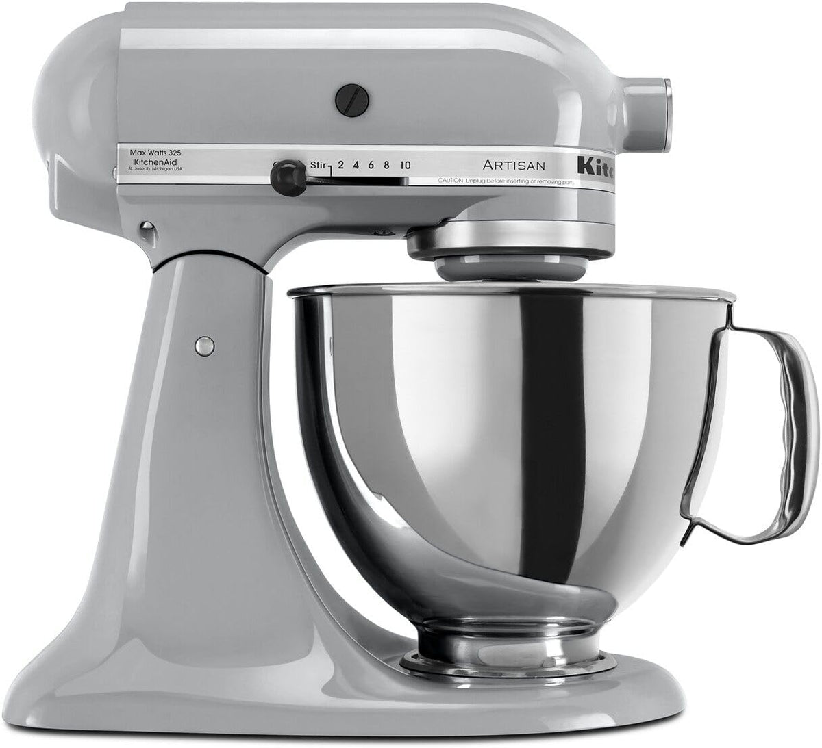 KitchenAid Artisan Series 5 Quart Tilt Head Stand Mixer with Pouring Shield KSM150PS, Cast Iron