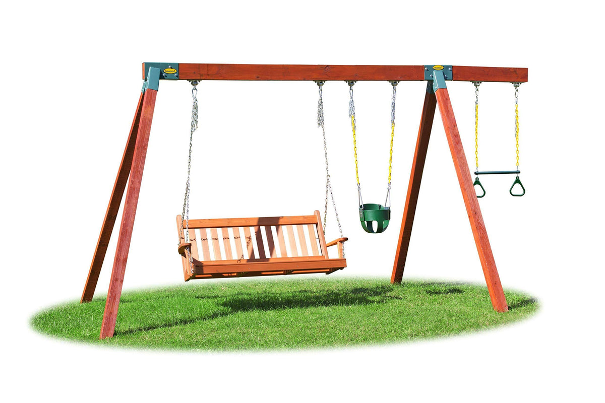 Eastern Jungle Gym Easy 1-2-3 90?? A-Frame Swing Set Bracket Heavy Duty for EZ, Simple Install - DIY Swing Set Parts