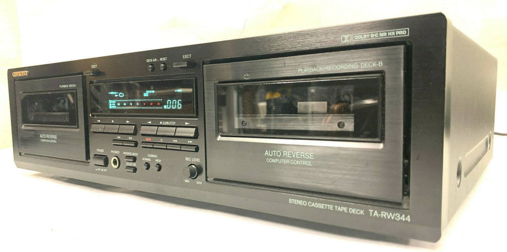 Onkyo TA-RW544 - Dual cassette deck - black