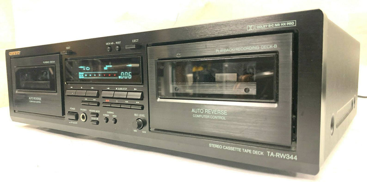 Onkyo TA-RW544 - Dual cassette deck - black