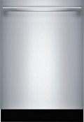 Bosch - 800 Series 24 Top Control Built-In Dishwasher with CrystalDry, Stainless Steel Tub, 3rd Rack, 40 dBa - Stainless steel
