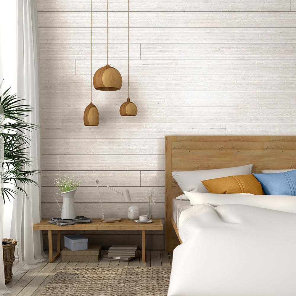 UFP-Edge 1 in. x 6 in. x 6 ft. Barn Wood White Shiplap Pine Board (6-Pack)