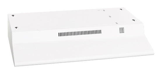 GE - 30 Recirculating Range Hood - White