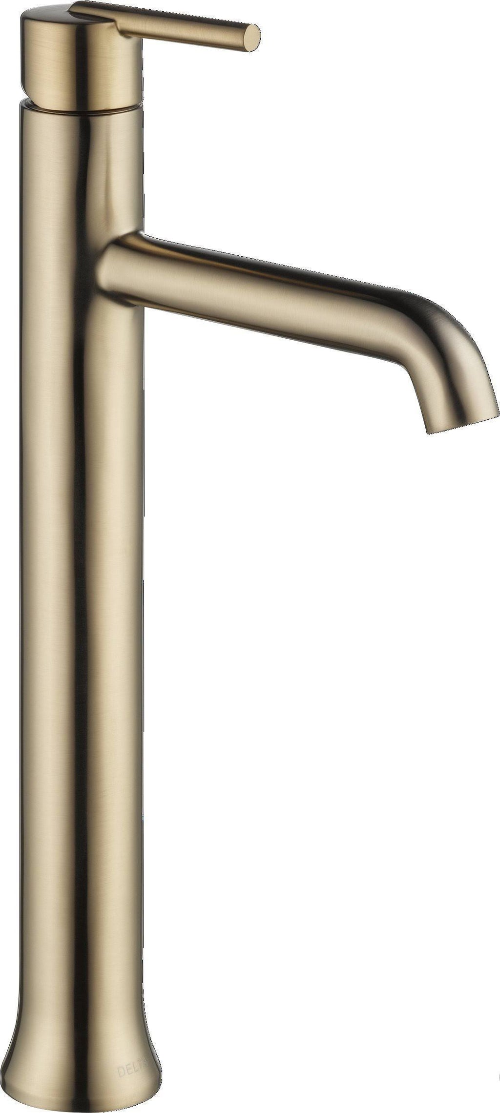 Delta 759-CZ-DST Trinsic Single Handle Vessel Bathroom Faucet Champagne Bronze