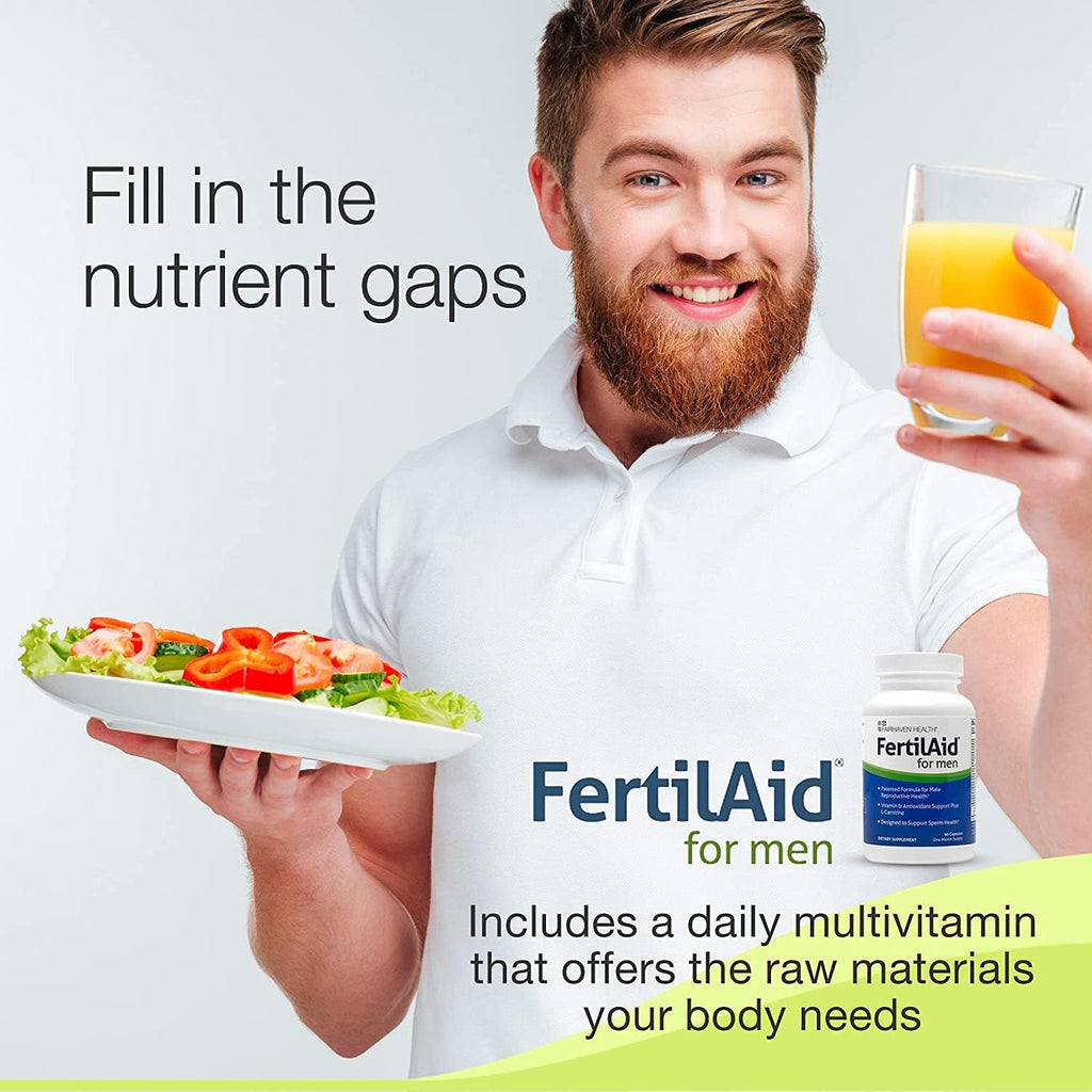 FertilAid for Men, MotilityBoost, Countboost Bundle - Male Fertility Stack with Preconception Vitamin & Fertility Formula Targets Count, Motility, Morphology, with Maca, Ashwagandha, CoQ10, Zinc
